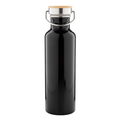 Picture of STAINLESS STEEL METAL BOTTLE in Black
