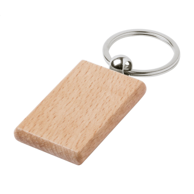 Picture of KEYRING, RECTANGULAR in Natural