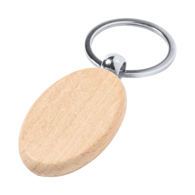 Picture of KEYRING, OVAL in Natural