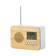 Picture of RADIO DESK CLOCK in Natural