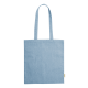 Picture of COTTON SHOPPER TOTE BAG in Light Blue
