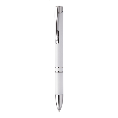 Picture of ANTIBACTERIAL TOUCH BALL PEN in White