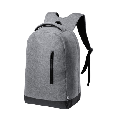 Picture of RPET BACKPACK RUCKSACK in Ash Grey