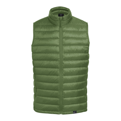 Picture of RPET BODYWARMER VEST in Green.