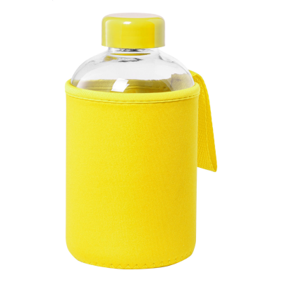 Picture of GLASS SPORTS BOTTLE in Yellow