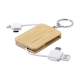 KEYRING USB CHARGER CABLE in White image 2