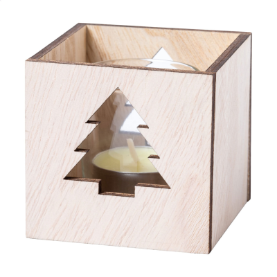 Picture of CHRISTMAS CANDLE, TREE in Natural.