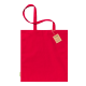 Picture of COTTON SHOPPER TOTE BAG in Red