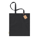 Picture of COTTON SHOPPER TOTE BAG in Black