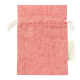 COTTON GIFT BAG, SMALL in Red image 2