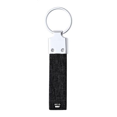 Picture of KEYRING in Black.