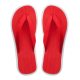 Picture of BEACH SLIPPERS in Red