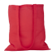 Picture of COTTON SHOPPER TOTE BAG in Red