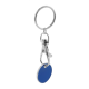 Picture of TROLLEY COIN KEYRING in Blue