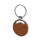 Picture of KEYRING, CIRCLE in Brown