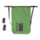 Picture of RPET DRY BAG BACKPACK RUCKSACK in Green