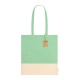 Picture of COTTON SHOPPER TOTE BAG in Green