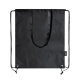 Picture of RPET DRAWSTRING BAG in Black