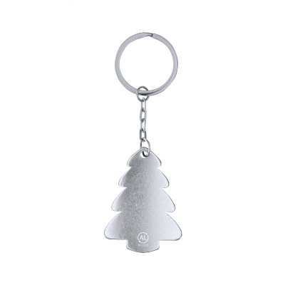 Picture of CHRISTMAS KEYRING in Silver.
