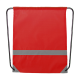 Picture of REFLECTIVE DRAWSTRING BAG in Red