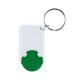 Picture of TROLLEY COIN KEYRING in Green