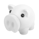 Picture of PIGGY BANK in White