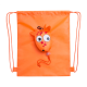 Picture of DRAWSTRING BAG, GIRAFFE in Orange