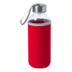 Picture of GLASS BOTTLE in Red