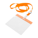 Picture of BADGE LANYARD in Orange