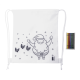 COLOURING CHRISTMAS DRAWSTRING BAG in White image 2