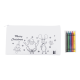 COLOURING CHRISTMAS PEN CASE in White image 2