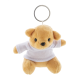 Picture of PLUSH TEDDY BEAR KEYRING in White