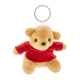 Picture of PLUSH TEDDY BEAR KEYRING in Red