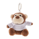 Picture of PLUSH MONKEY KEYRING in Brown
