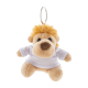 Picture of PLUSH LION KEYRING in Brown