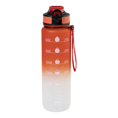 Picture of RPET MOTIVATIONAL BOTTLE in Red