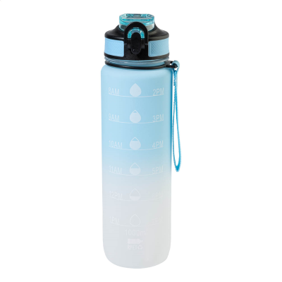 Picture of RPET MOTIVATIONAL BOTTLE in Light Blue