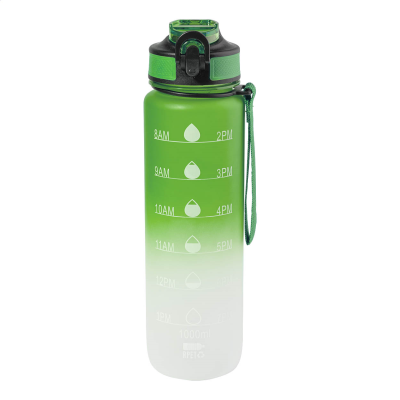 Picture of RPET MOTIVATIONAL BOTTLE in Green