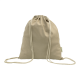 Picture of RECYCLED COTTON DRAWSTRING BAG in Natural