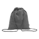 RECYCLED COTTON DRAWSTRING BAG in Grey image 2