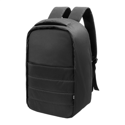 Picture of RPET BACKPACK RUCKSACK in Black