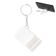 RABS TROLLEY COIN KEYRING in White image 2