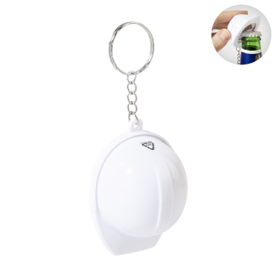 Picture of RABS BOTTLE OPENER KEYRING in White