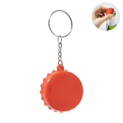 Picture of RABS BOTTLE OPENER KEYRING in Red