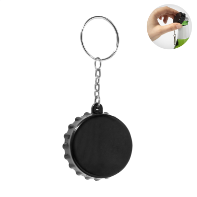 Picture of RABS BOTTLE OPENER KEYRING in Black