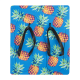 SUBLIMATION BEACH SLIPPERS in White image 2