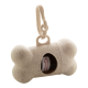 DOG WASTE BAG DISPENSER in Beige image 2