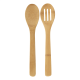 SALAD SPOON SET in Natural image 2