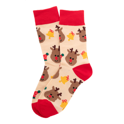 Picture of CHRISTMAS SOCKS in Natural