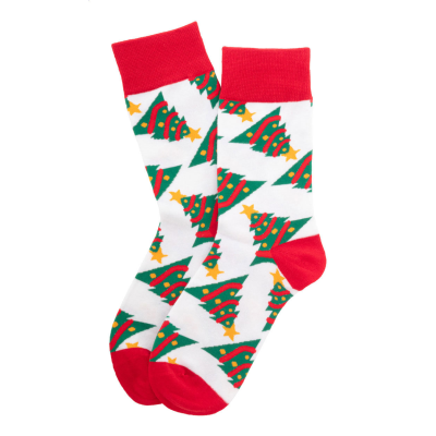 Picture of CHRISTMAS SOCKS in White
